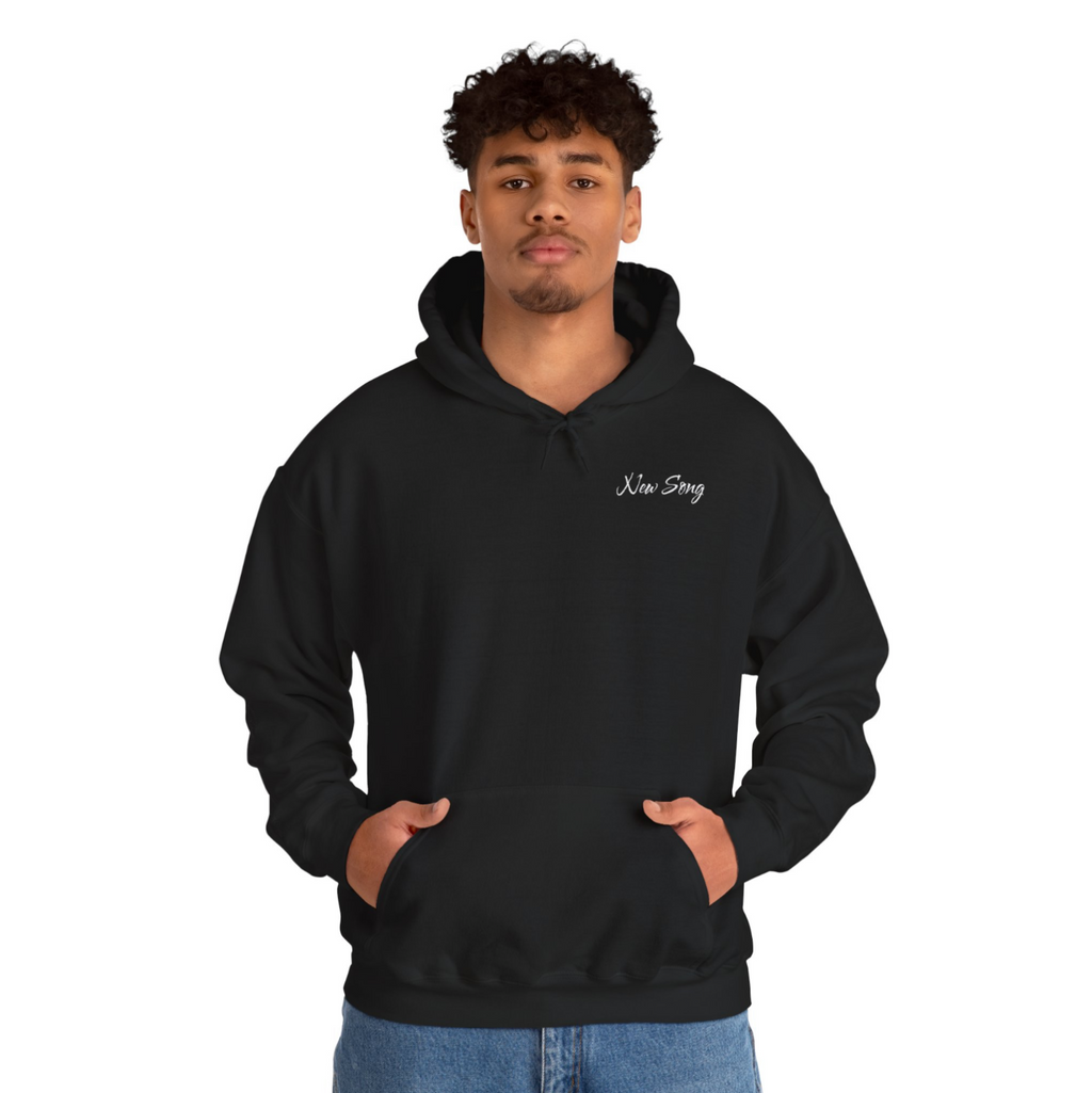 streetwear graphic hoodie front view