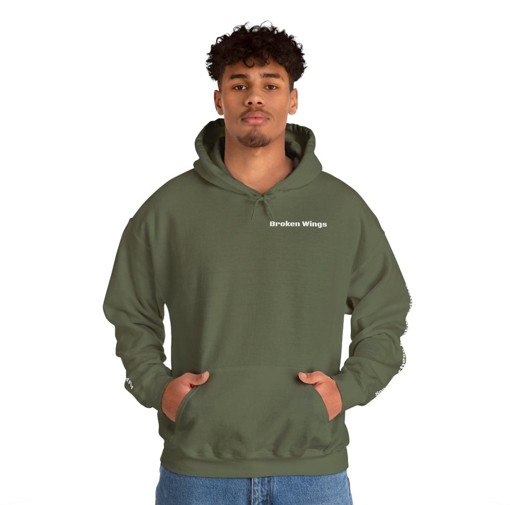 oversized unisex graphic hoodie front view
