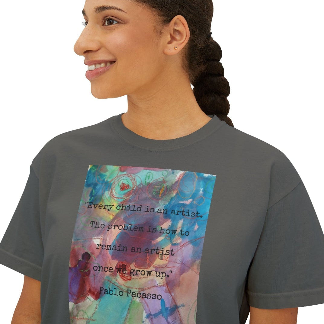 Women's Graphic Boxy Tee | Ava Seville Style