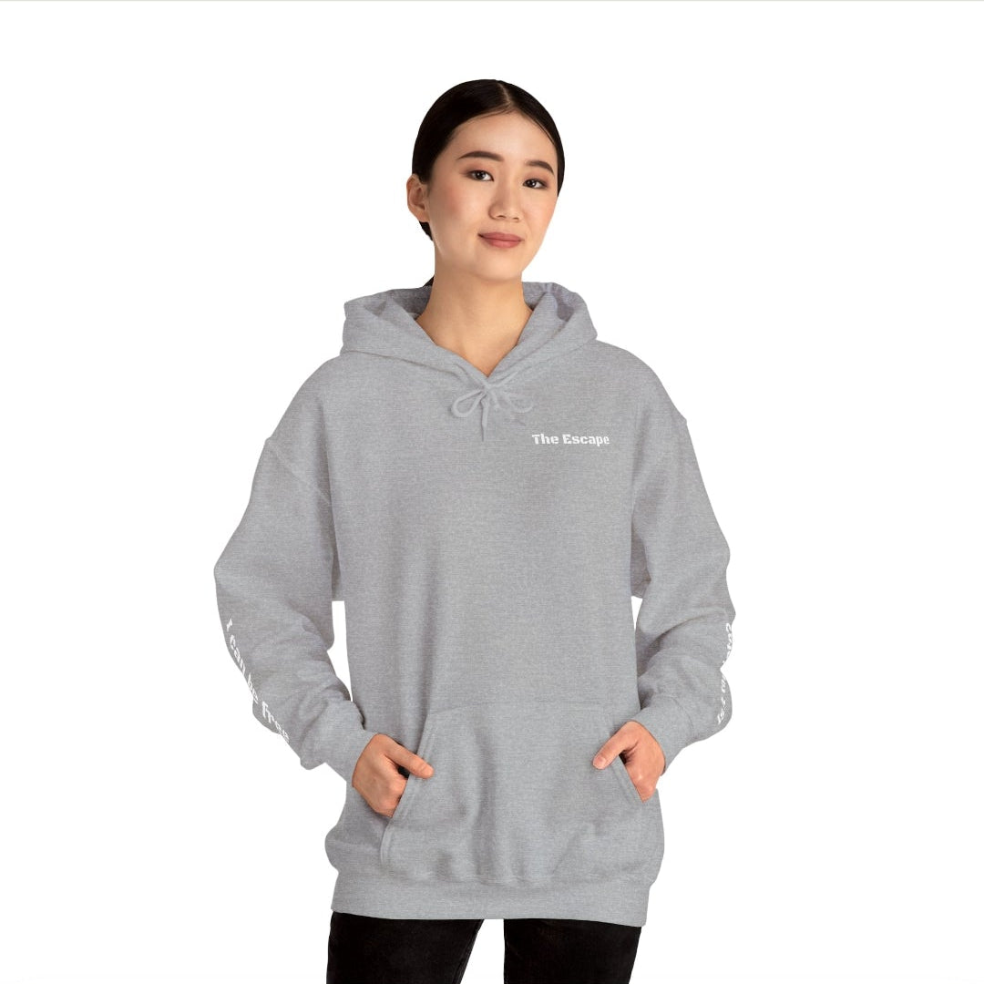 oversized graphic hoodie fit front view