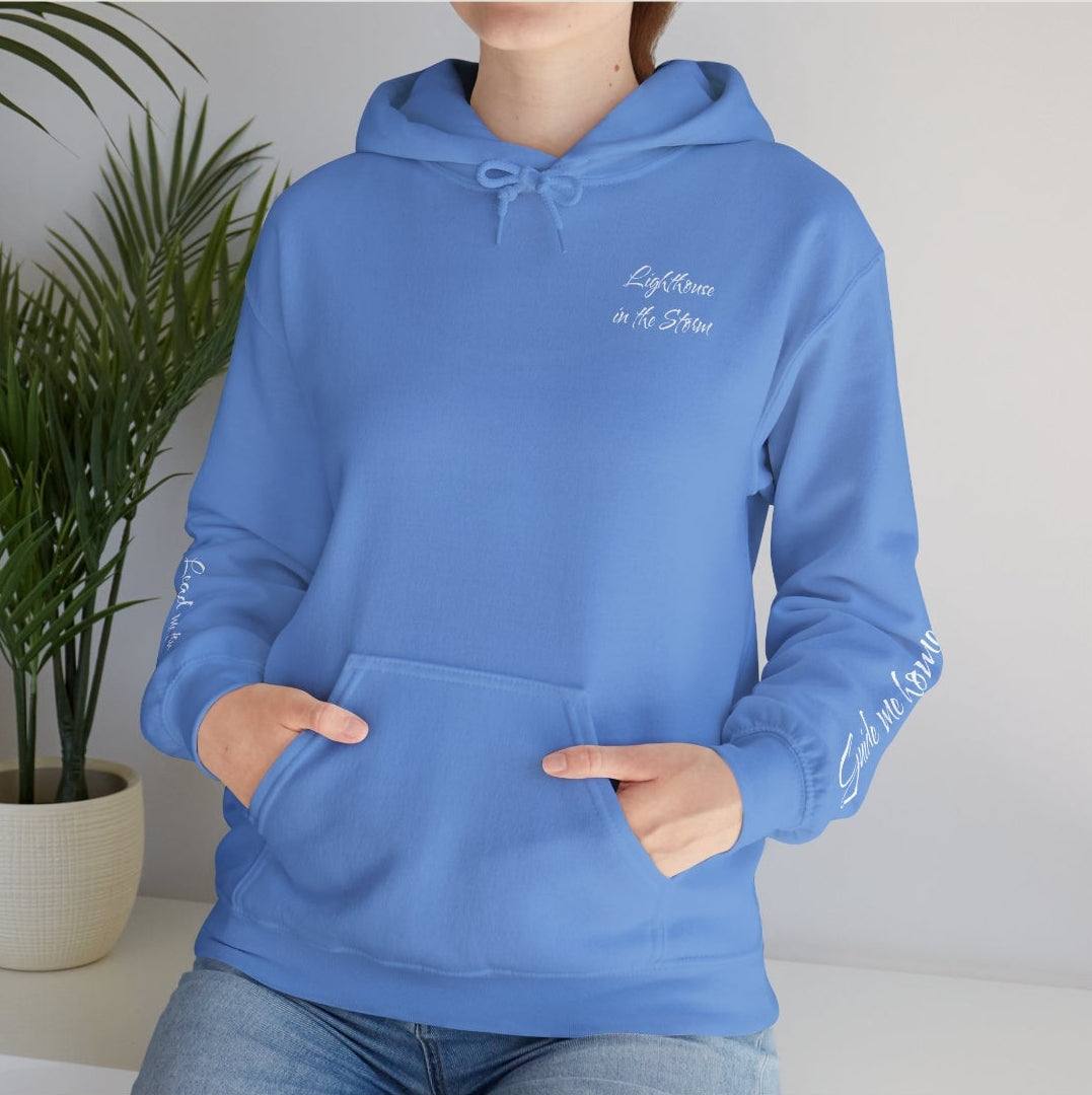 Lighthouse in the Storm Graphic Hoodie – Comfort & Hope - Ava.Seville