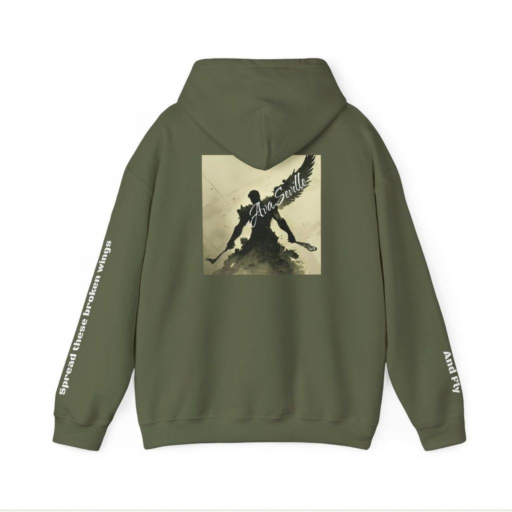 relaxed fit graphic hoodie back artwork