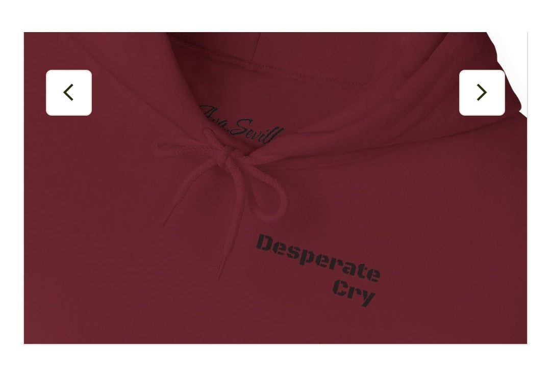 Desperate Cry Hoodie for Spiritual Battles