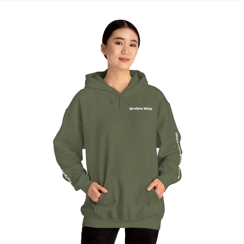 Broken Wings Graphic Hoodie – Hope & Healing Comfort - Ava.Seville