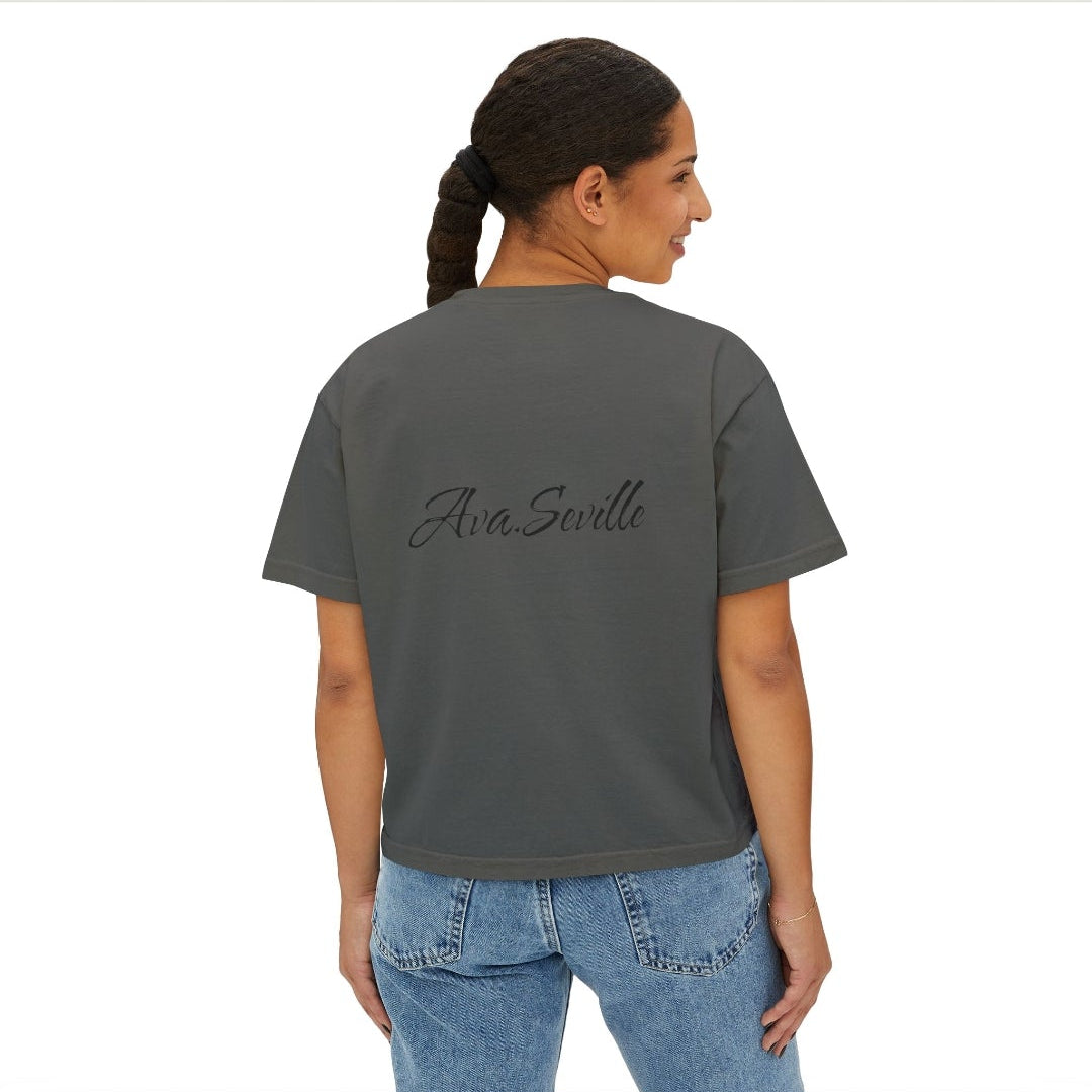 Women's Graphic Boxy Tee | Ava Seville Style
