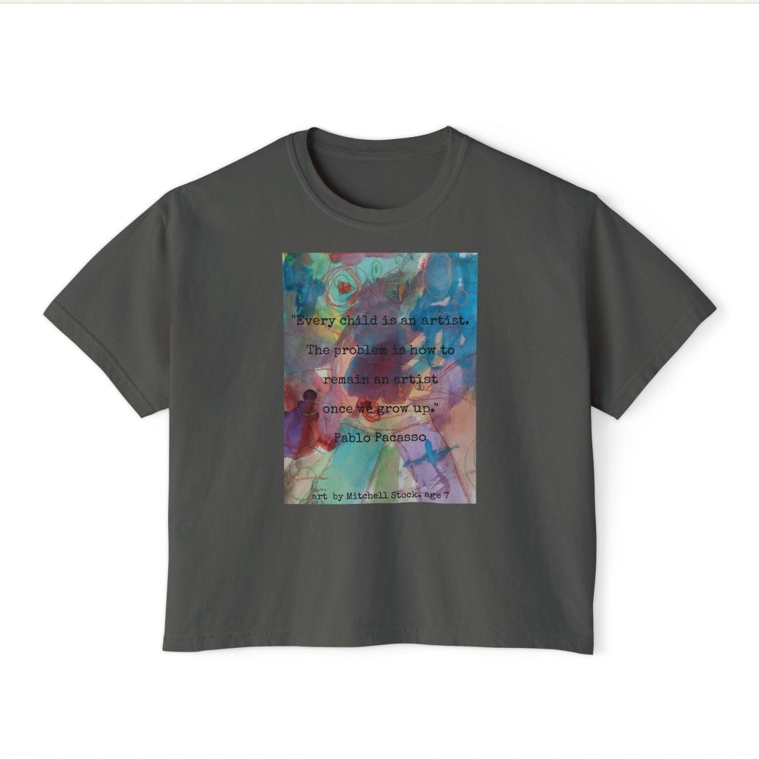 Women's Graphic Boxy Tee | Ava Seville Style