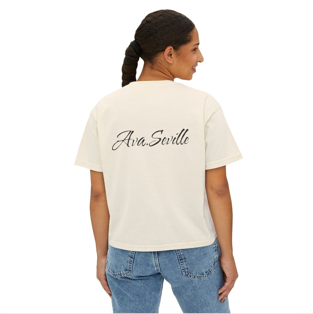 Women's Graphic Boxy Tee | Ava Seville Style