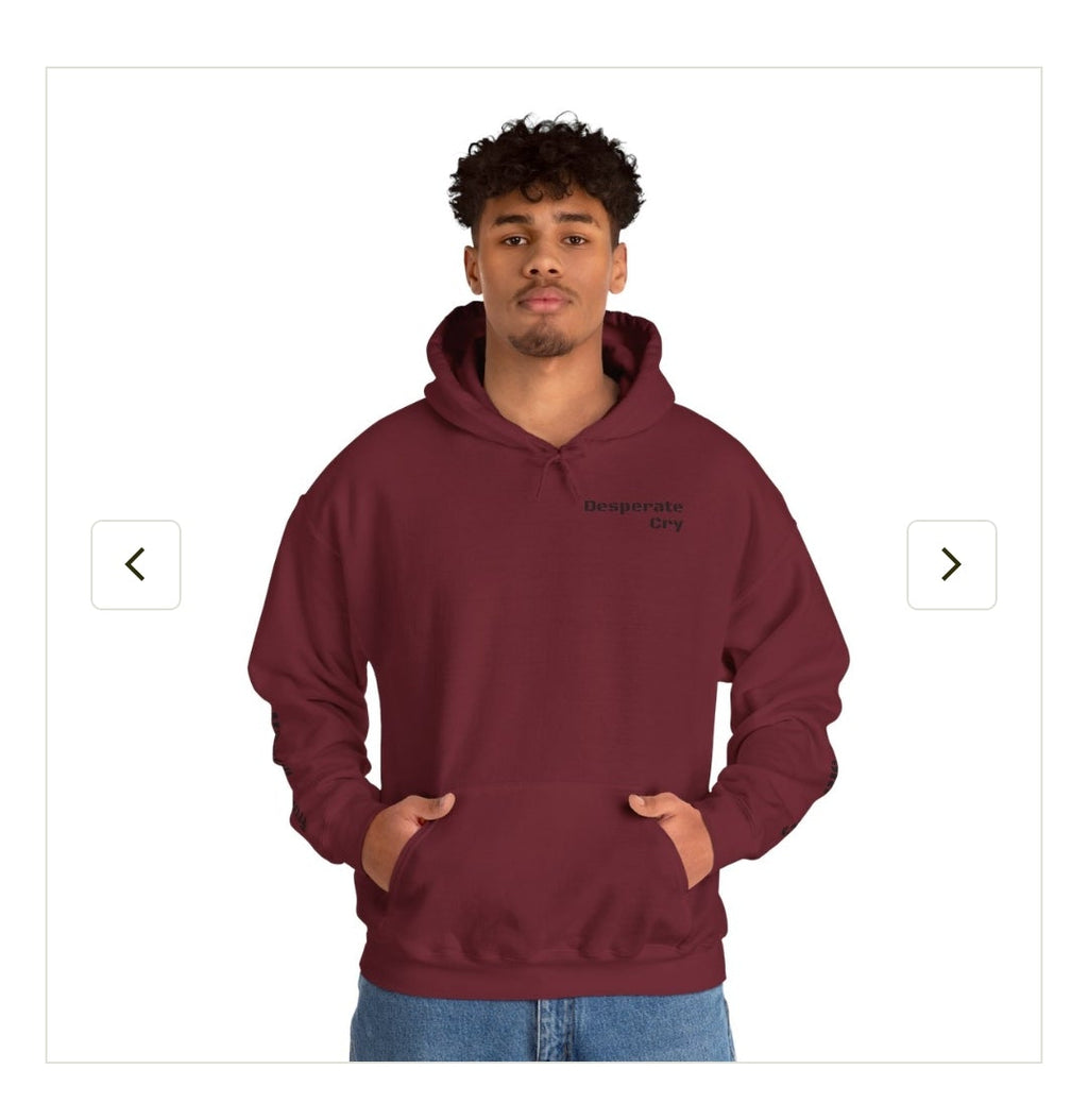 Desperate Cry Hoodie for Spiritual Battles