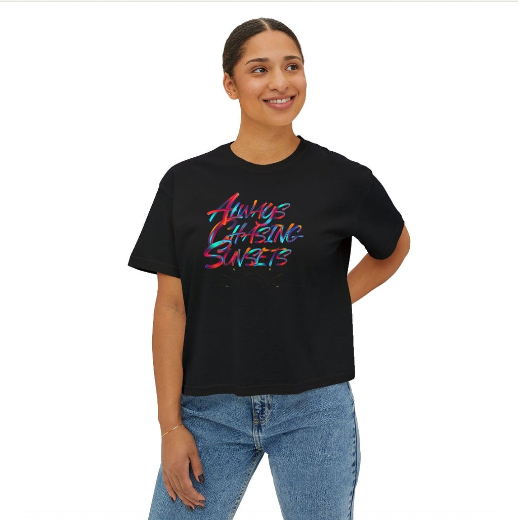 Women's Graphic Boxy Tee | Ava Seville Style