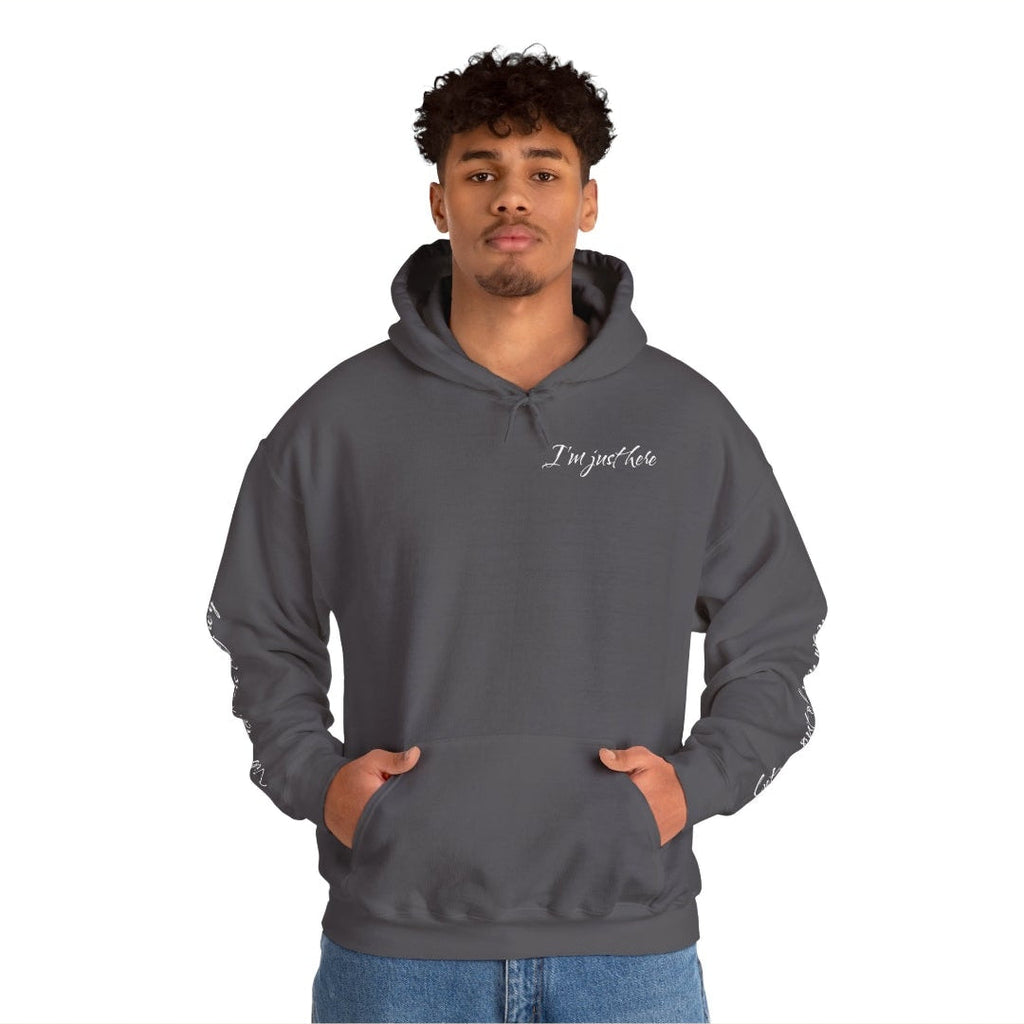 I’m Just Here Inner Struggle Graphic Hoodiech