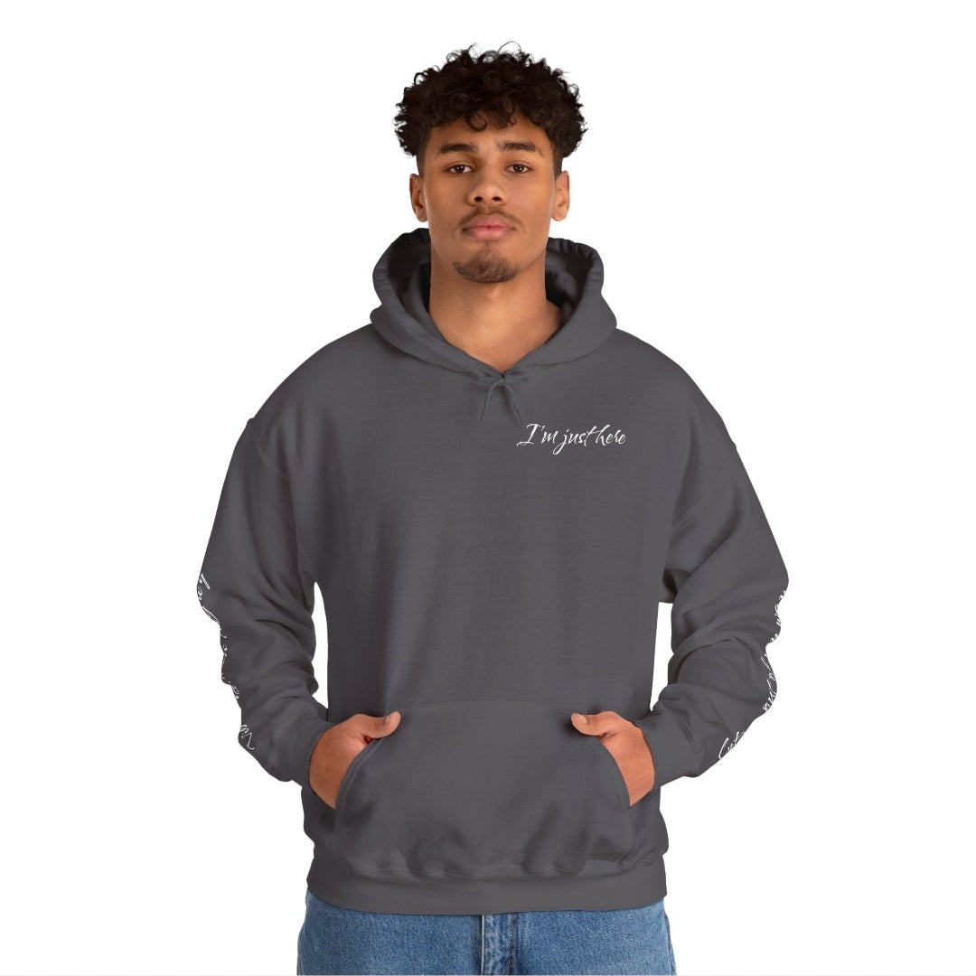I’m Just Here Inner Struggle Graphic Hoodiech