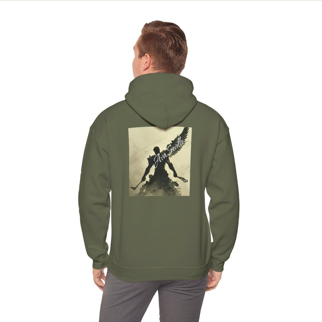 oversized unisex graphic hoodie front view