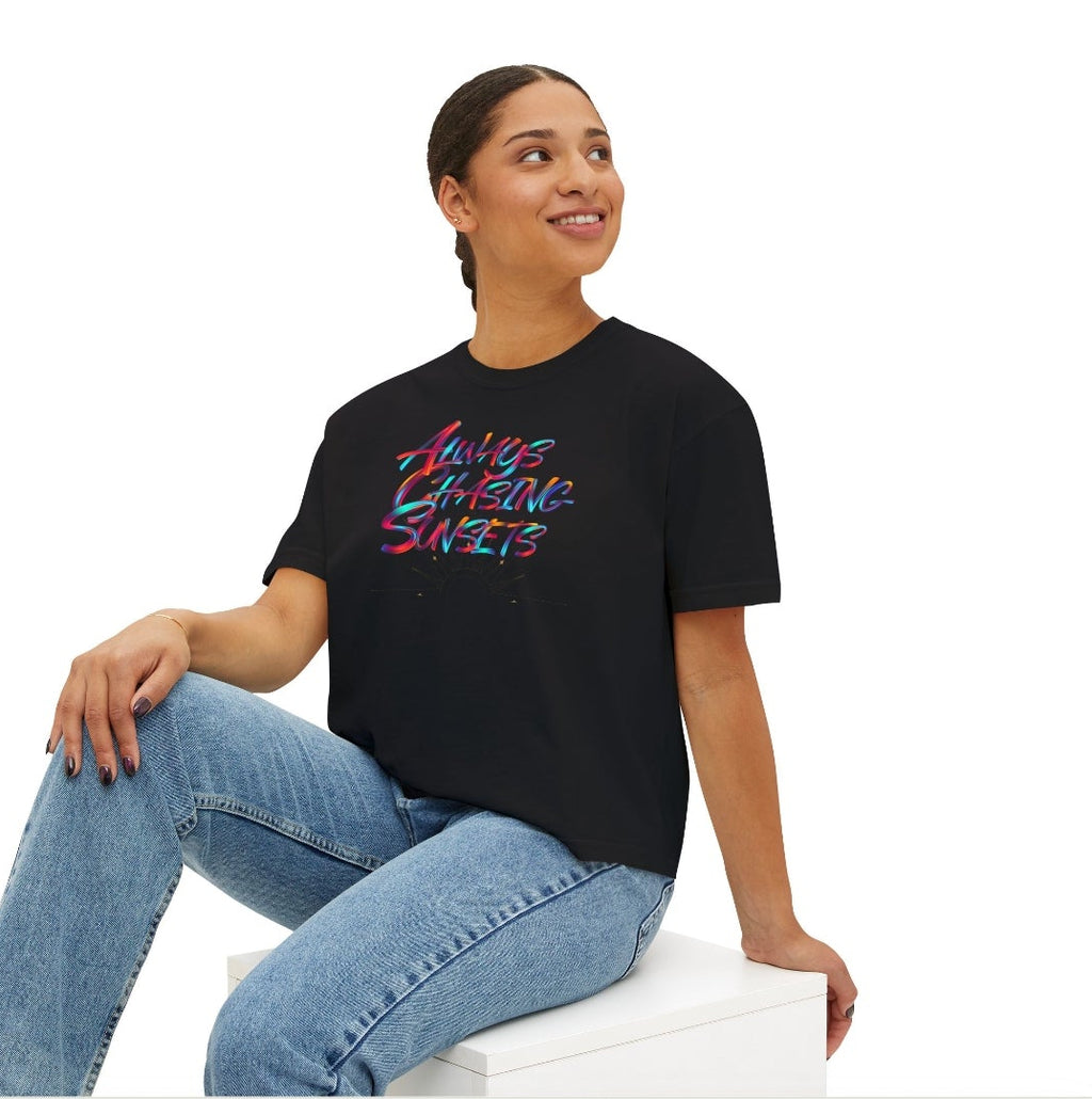 Women's Graphic Boxy Tee | Ava Seville Style