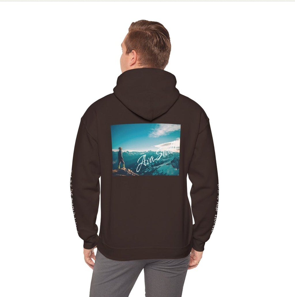 aesthetic printed hoodie outfit back design