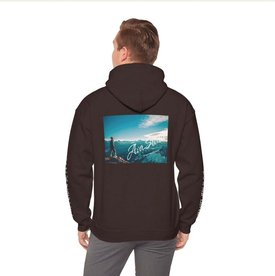 aesthetic printed hoodie outfit back design