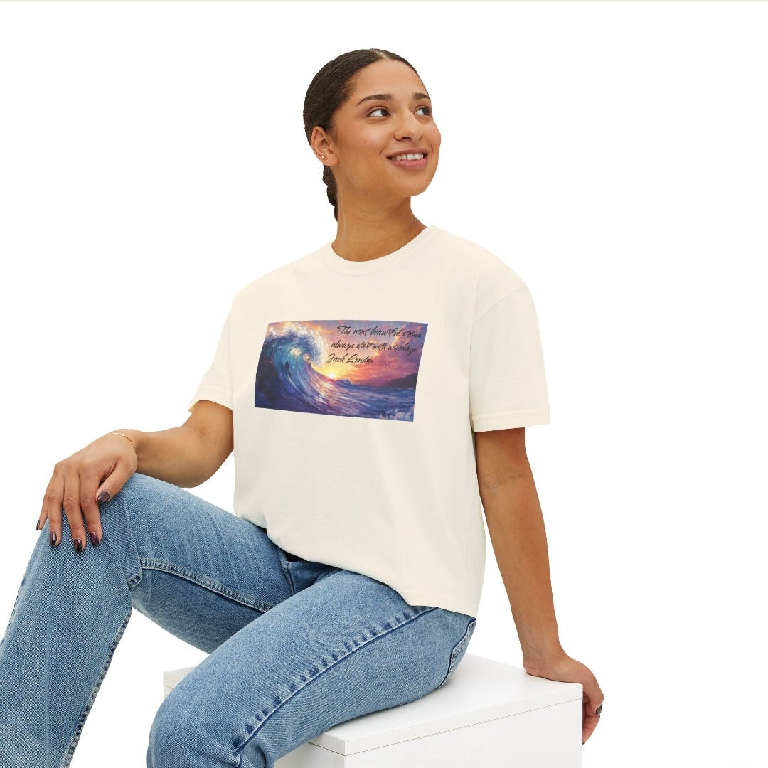 Women's Graphic Boxy Tee | Ava Seville Style